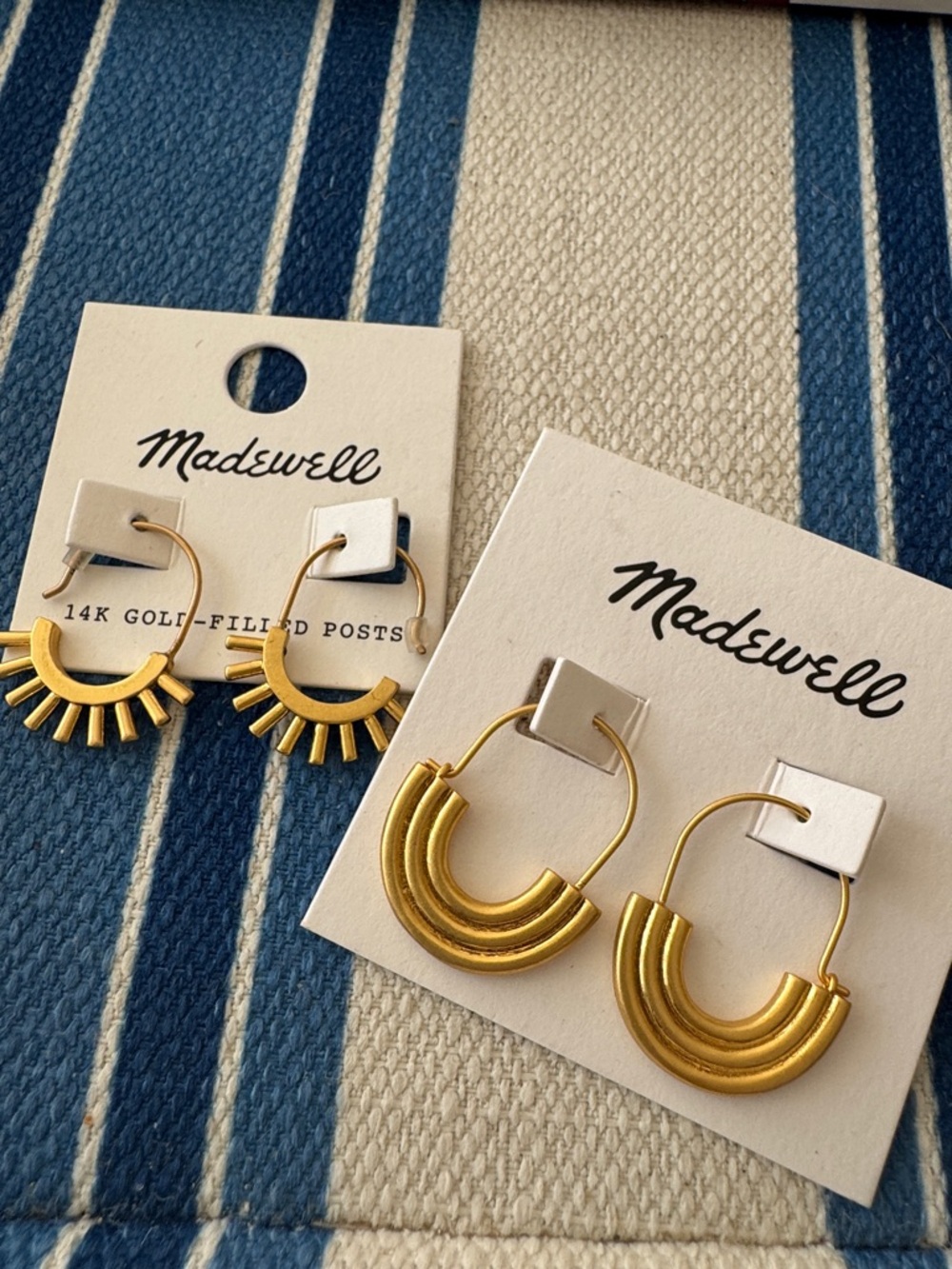 New Madewell earrings (2) lot